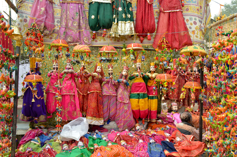 il mercato dilli haat a Nuova Delhi
